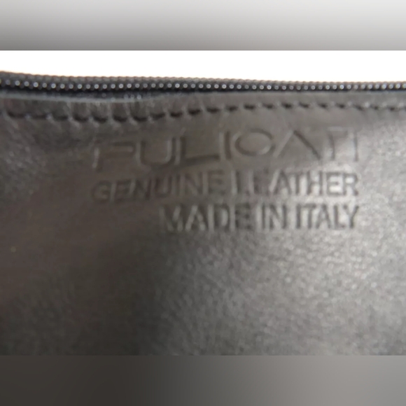 Pulicati Butter Soft Black Italian Leather Hobo Bag Logo Charm attached … - Picture 4 of 7